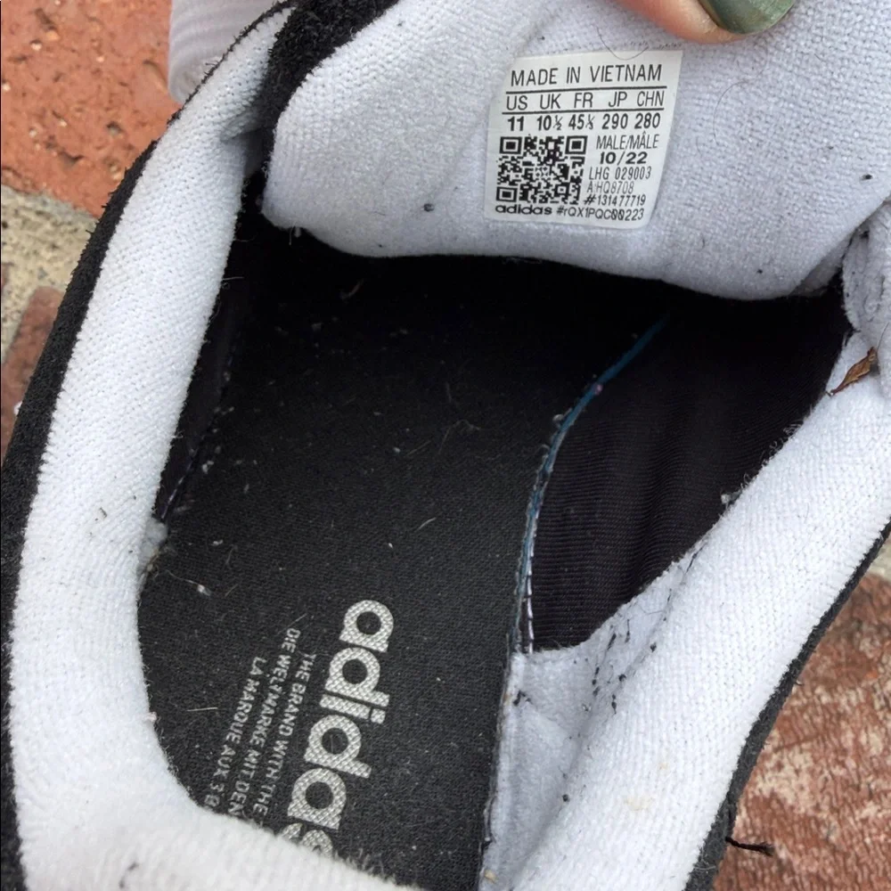 adidas Originals Campus sneakers in black and white. Men size 11 - Picture 11 of 15